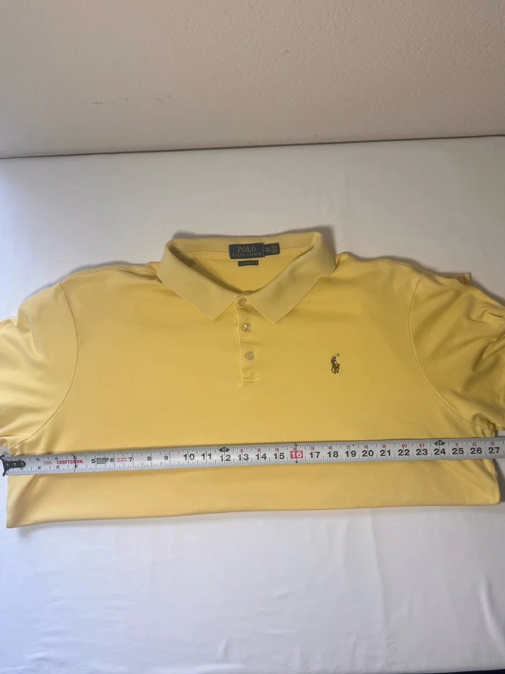 Polo by Ralph Lauren Pale Yellow Short-Sleeve Polo